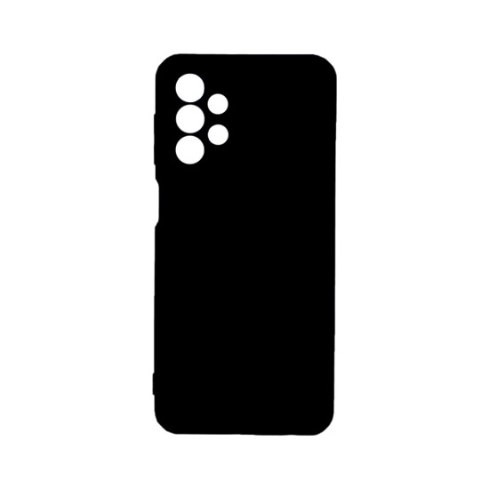 Capa de Silicone com Moldura de Câmera para Samsung Galaxy A23 4g Preto